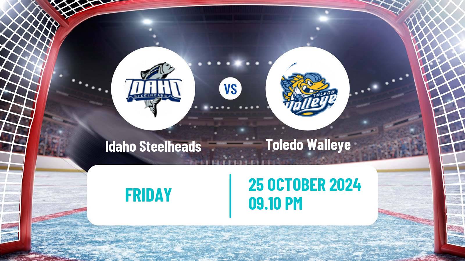 Hockey ECHL Idaho Steelheads - Toledo Walleye