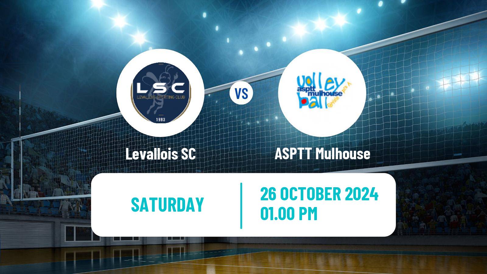 Volleyball French Ligue A Volleyball Women Levallois - ASPTT Mulhouse