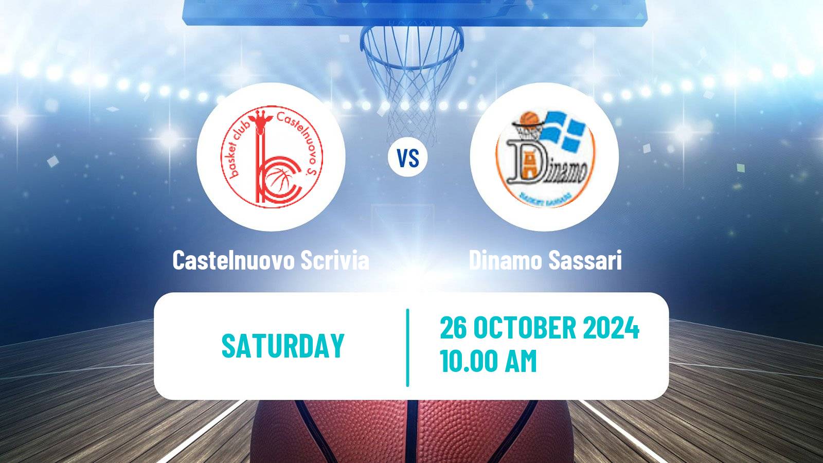 Basketball Italian Serie A1 Basketball Women Castelnuovo Scrivia - Dinamo Sassari