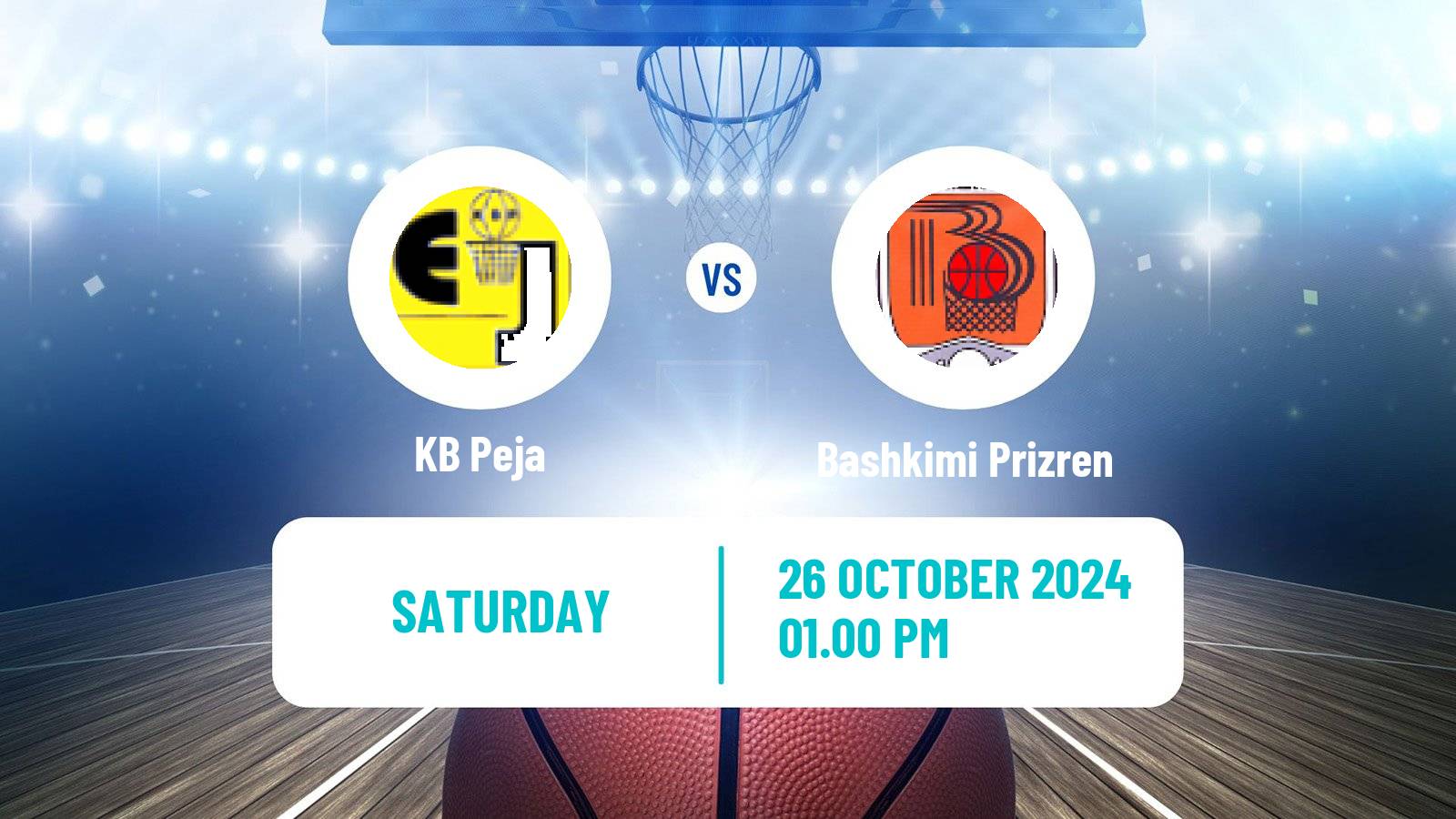 Basketball Kosovo Superliga Basketball Peja - Bashkimi Prizren