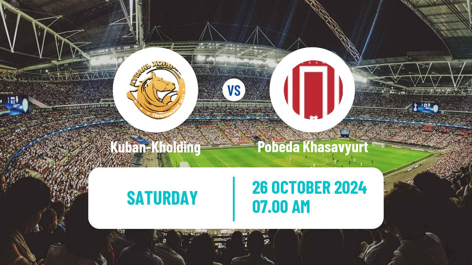 Soccer FNL 2 Division B Group 1 Kuban-Kholding - Pobeda Khasavyurt