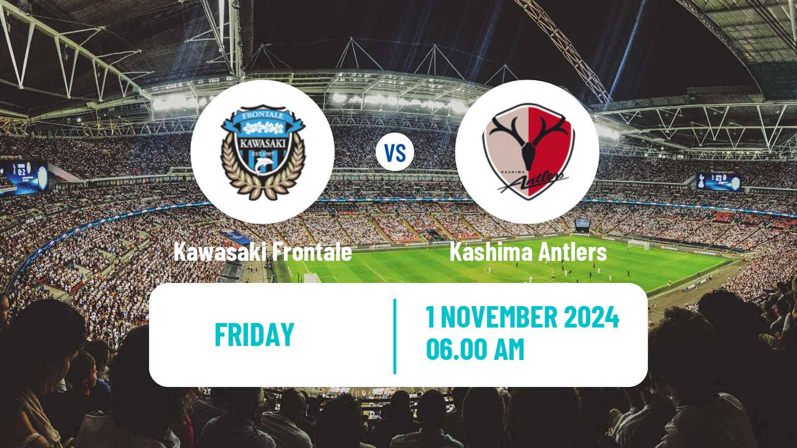 Soccer Japan J1 League Kawasaki Frontale - Kashima Antlers