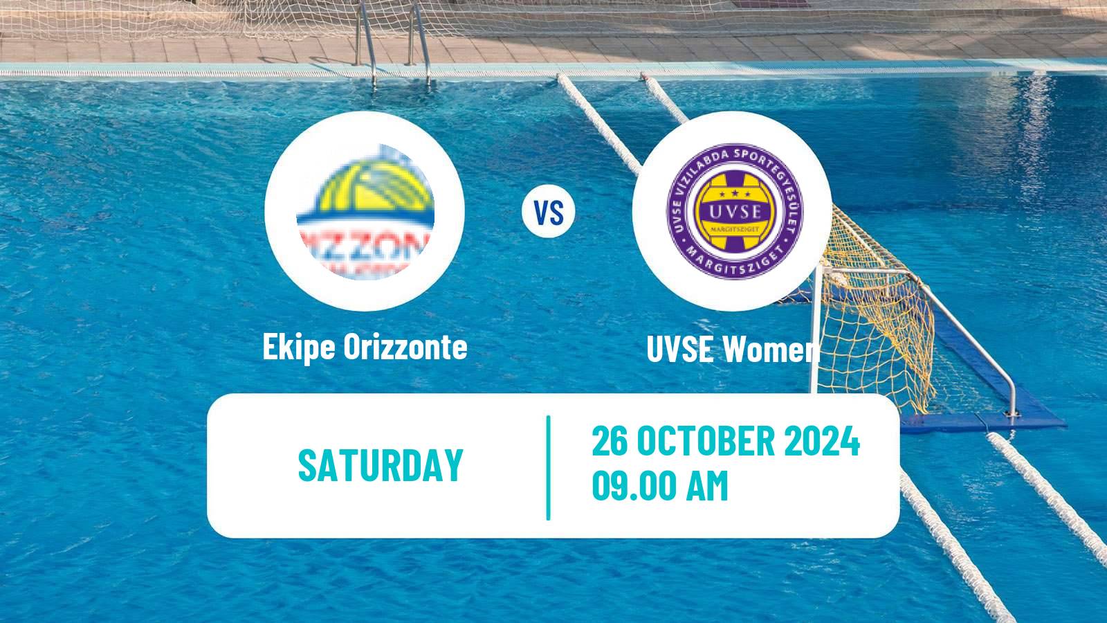 Water polo Champions League Water Polo Women Ekipe Orizzonte - UVSE