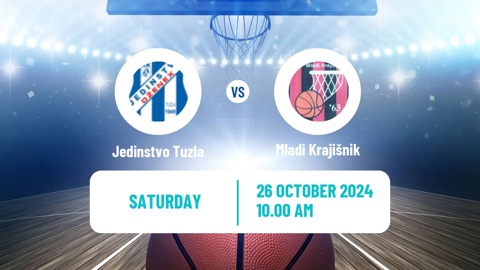 Basketball Bosnian Prvenstvo Basketball Women Jedinstvo Tuzla - Mladi Krajišnik