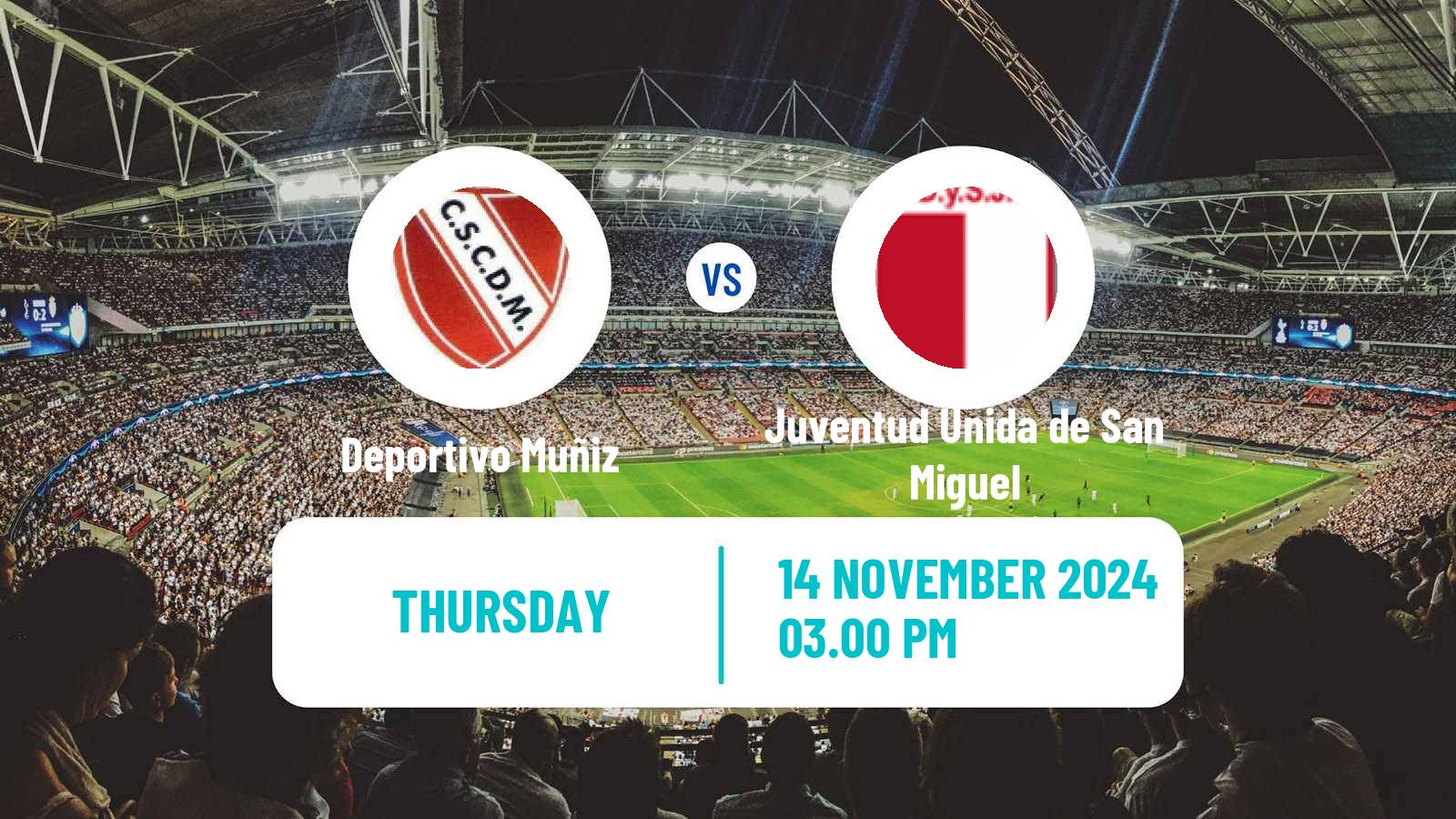 Soccer Argentinian Primera C Deportivo Muñiz - Juventud Unida de San Miguel