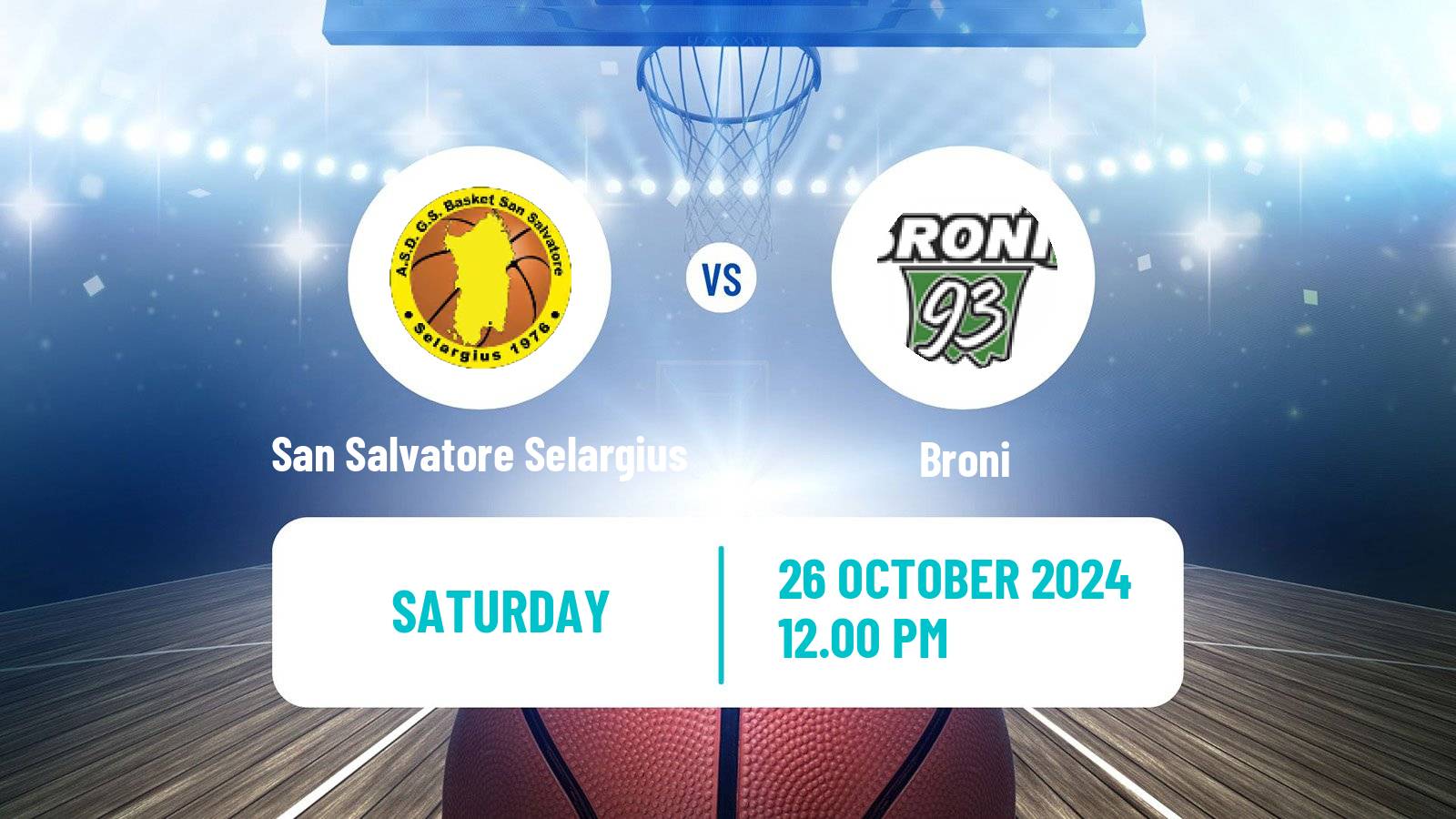 Basketball Serie A2 Basketball Women Group A San Salvatore Selargius - Broni