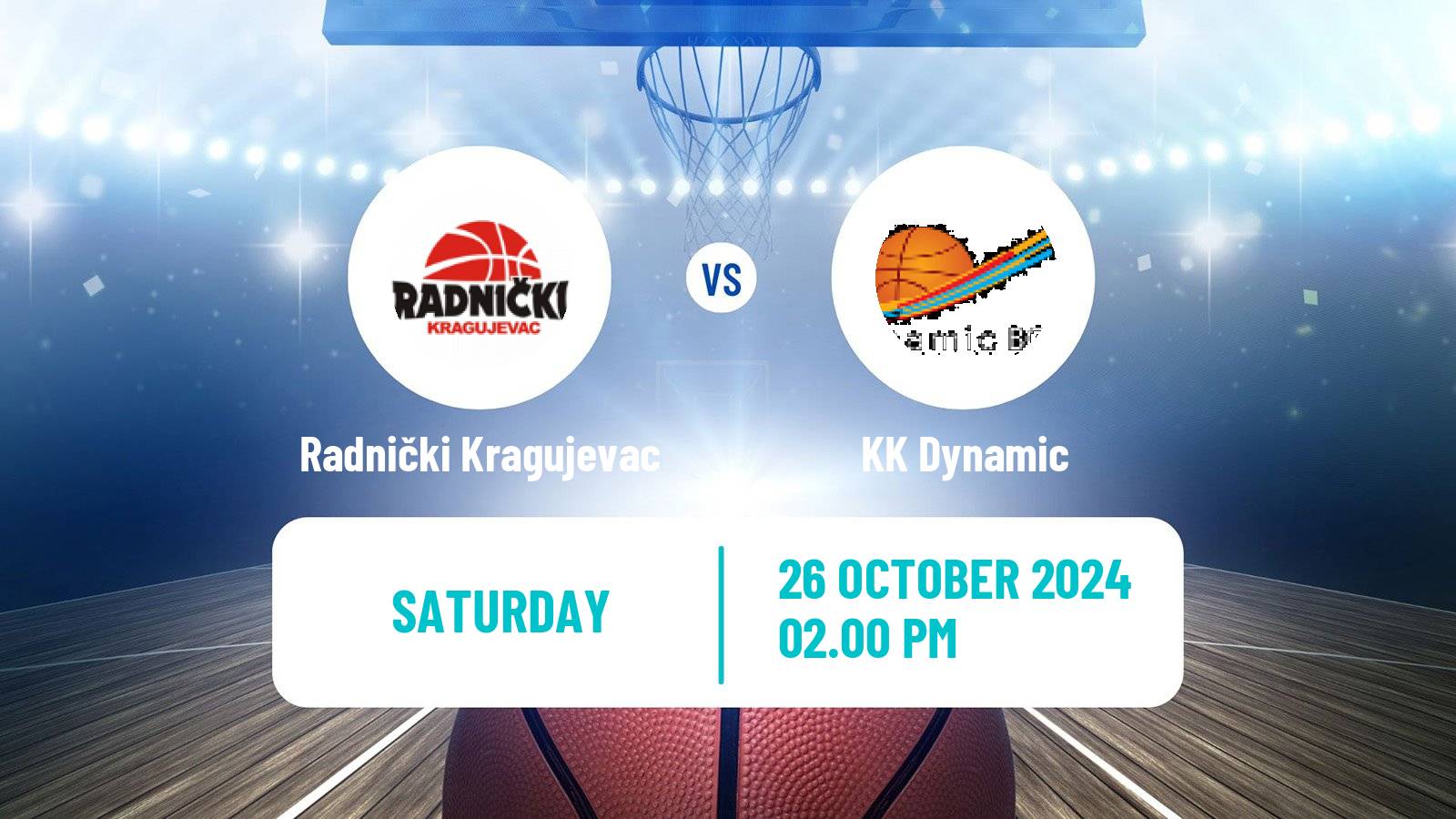 Basketball Serbian First League Basketball Radnički Kragujevac - Dynamic