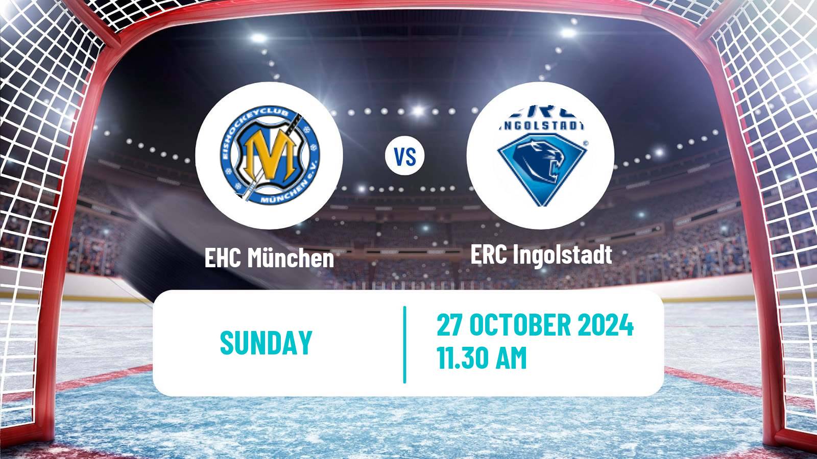 Hockey German Ice Hockey League EHC München - ERC Ingolstadt