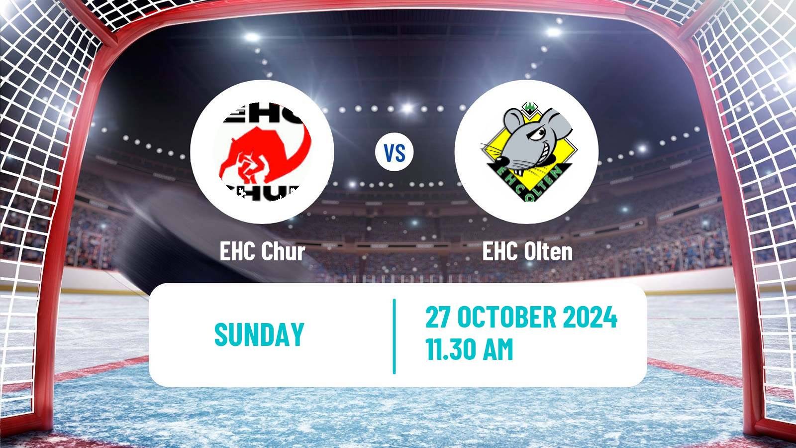 Hockey Swiss League Hockey Chur - Olten