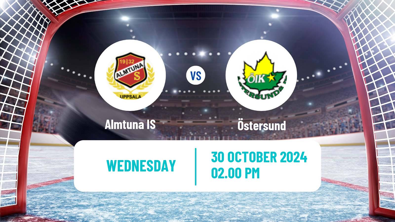 Hockey Swedish Hockey Allsvenskan Almtuna IS - Östersund