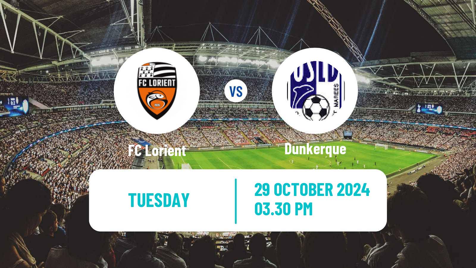 Soccer French Ligue 2 Lorient - Dunkerque