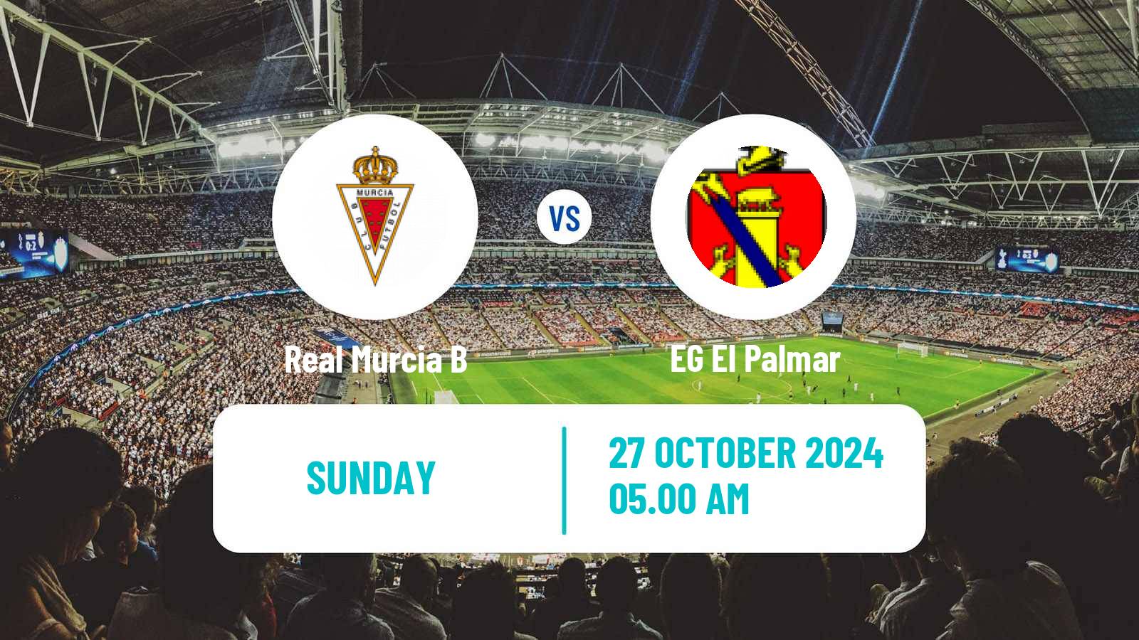 Soccer Spanish Tercera RFEF - Group 13 Real Murcia B - El Palmar