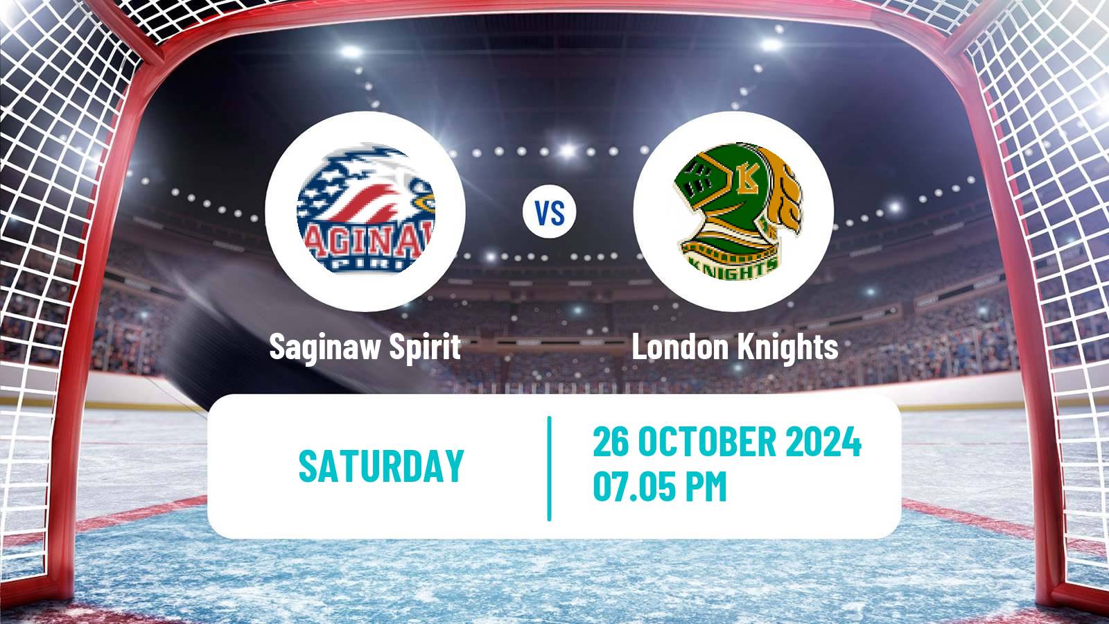 Hockey OHL Saginaw Spirit - London Knights