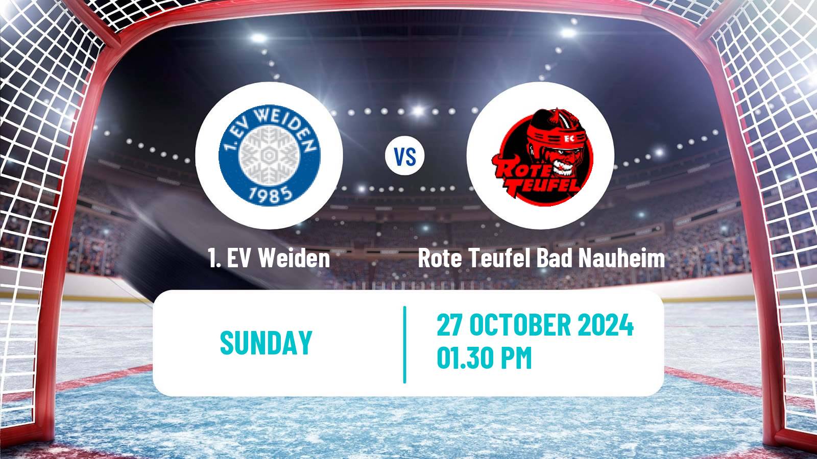 Hockey German DEL2 Weiden - Rote Teufel Bad Nauheim