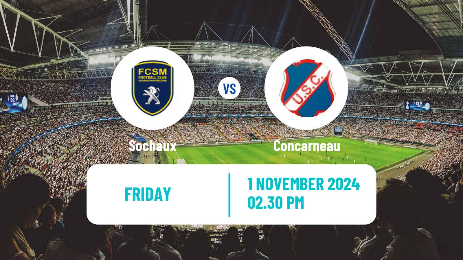 Soccer French National League Sochaux - Concarneau