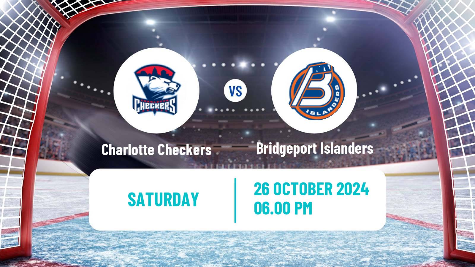 Hockey AHL Charlotte Checkers - Bridgeport Islanders