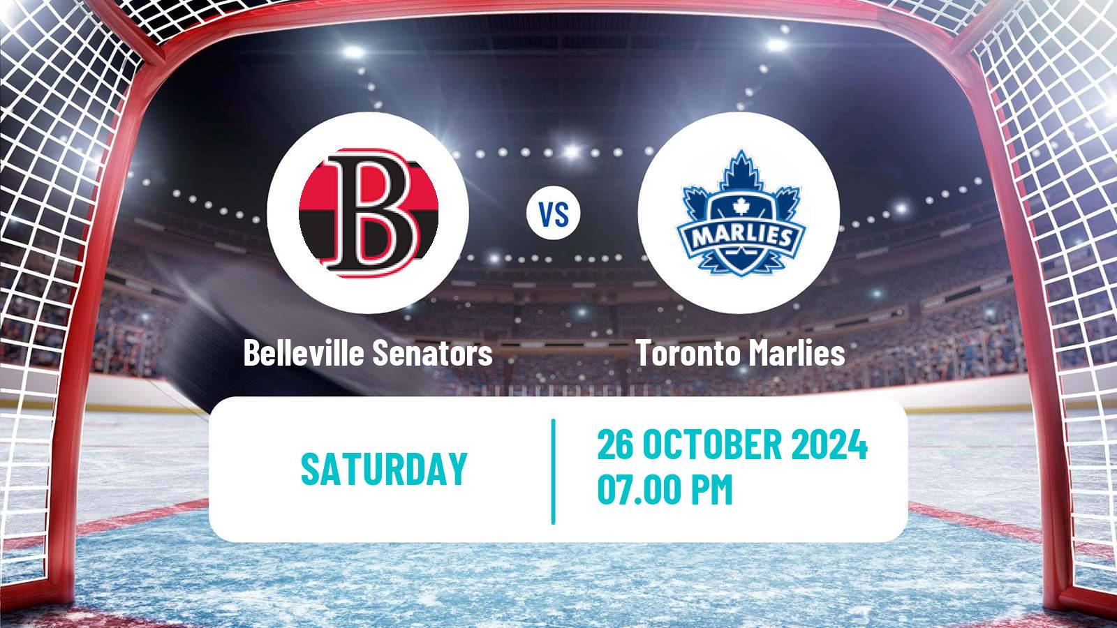 Hockey AHL Belleville Senators - Toronto Marlies