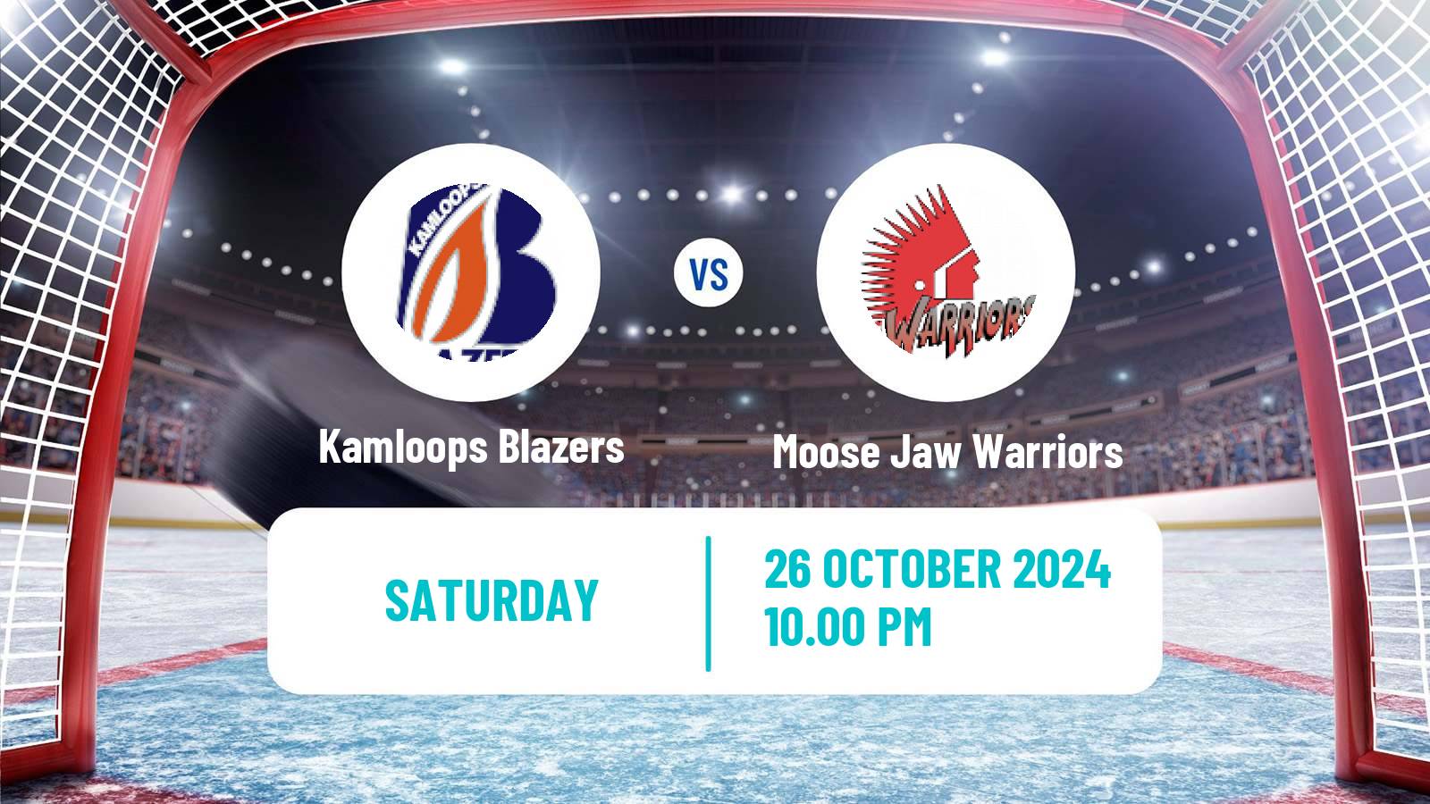 Hockey WHL Kamloops Blazers - Moose Jaw Warriors