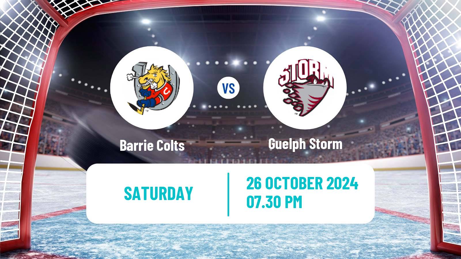 Hockey OHL Barrie Colts - Guelph Storm