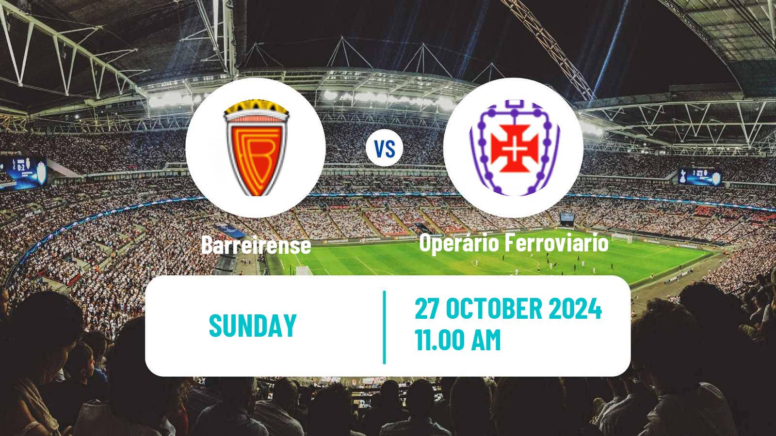 Soccer Campeonato de Portugal - Group D Barreirense - Operário Ferroviario