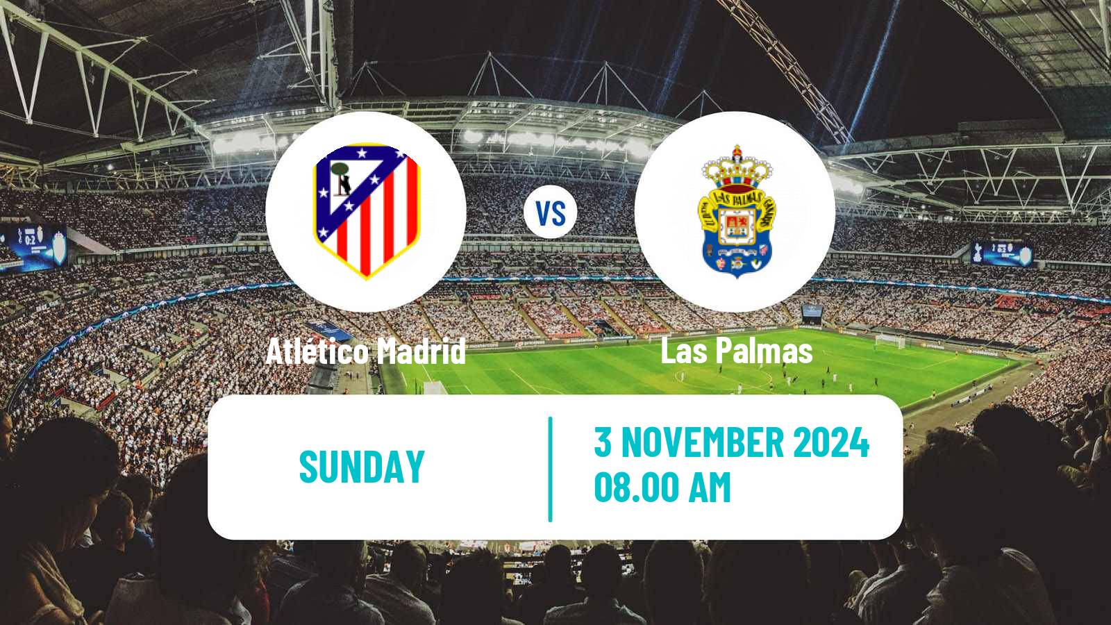 Soccer Spanish LaLiga Atlético Madrid - Las Palmas