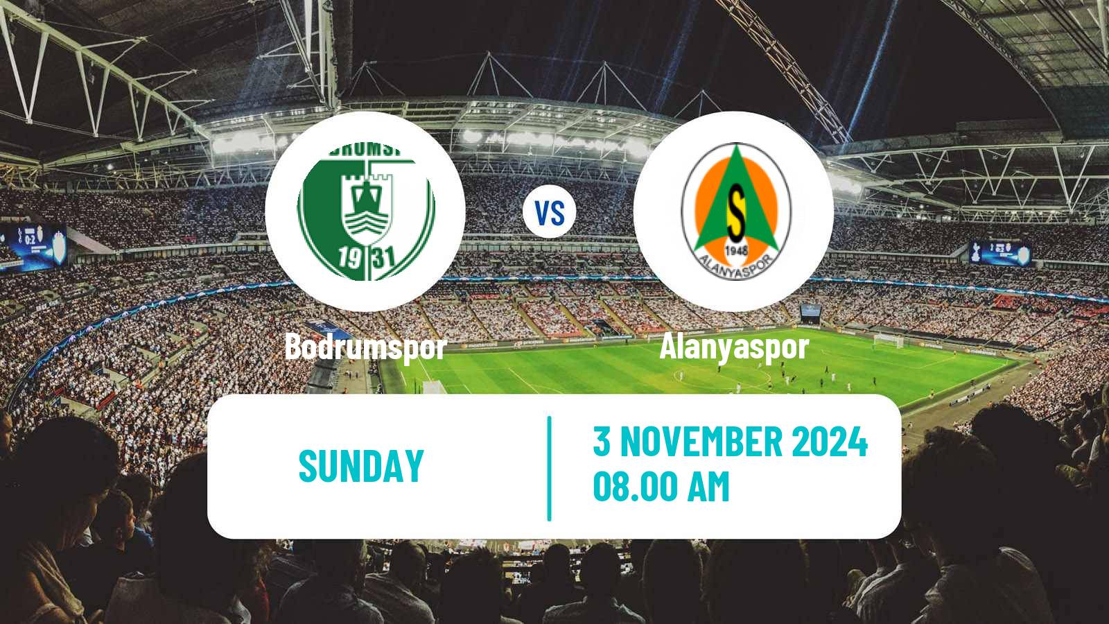 Soccer Turkish Super League Bodrumspor - Alanyaspor