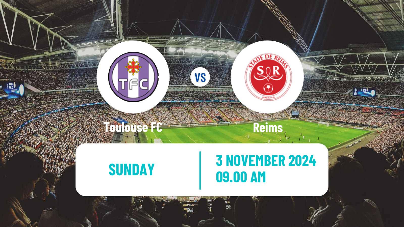 Soccer French Ligue 1 Toulouse - Reims