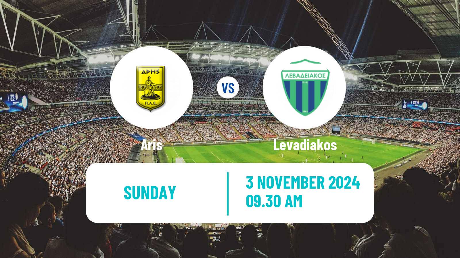 Soccer Greek Super League Aris - Levadiakos