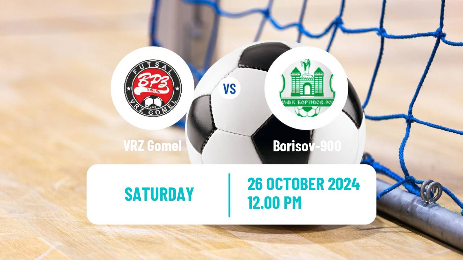 Futsal Belarusian Premier League Futsal VRZ Gomel - Borisov-900