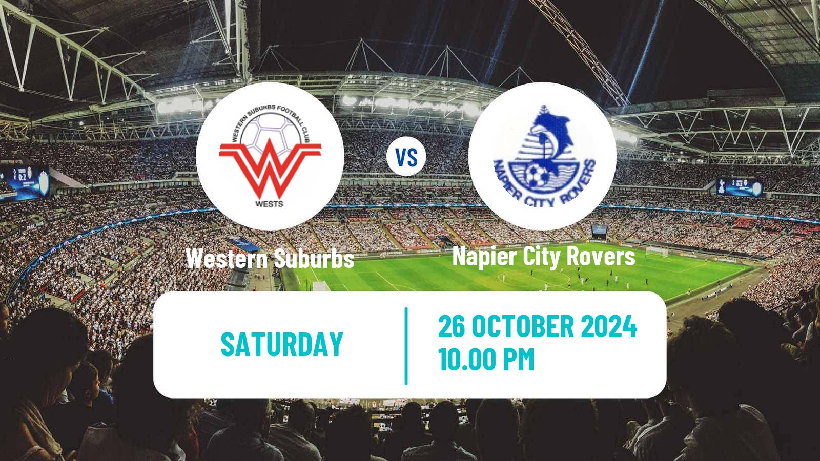 Soccer New Zealand National League Western Suburbs - Napier City Rovers