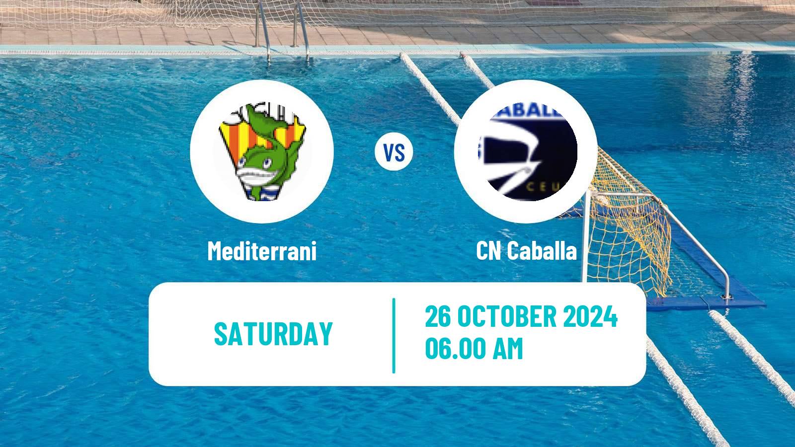 Water polo Spanish Liga Premaat Mediterrani - Caballa