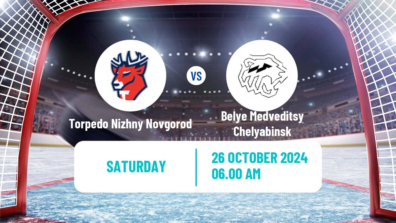 Hockey Russian WHL Torpedo Nizhny Novgorod - Belye Medveditsy Chelyabinsk