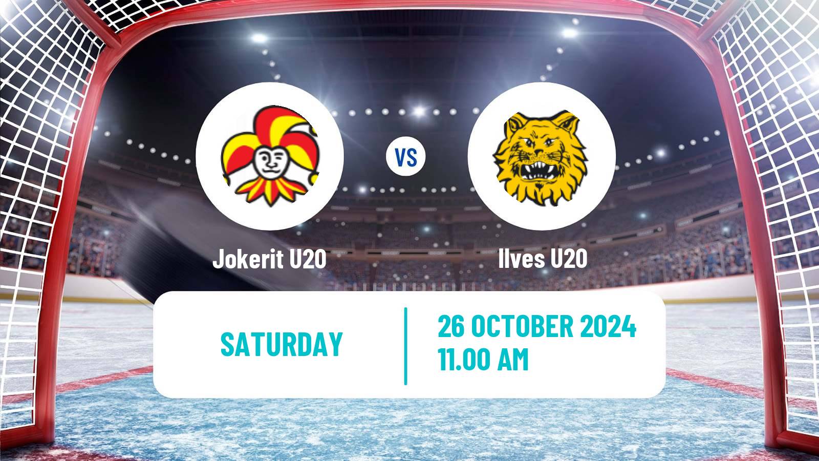 Hockey Finnish SM-sarja U20 Jokerit U20 - Ilves U20