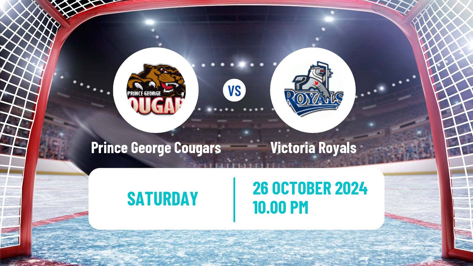 Hockey WHL Prince George Cougars - Victoria Royals