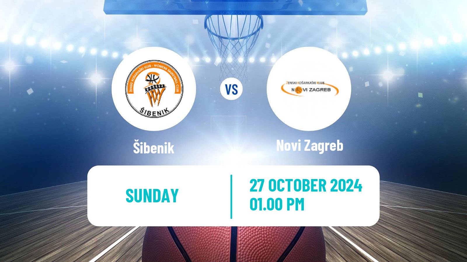 Basketball Croatian Premijer Liga Basketball Women Šibenik - Novi Zagreb