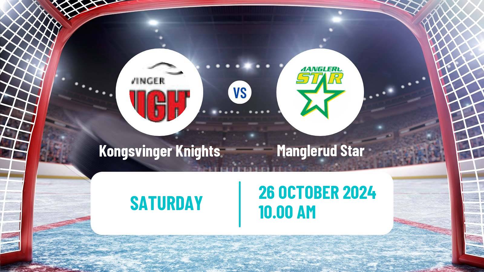 Hockey Norwegian Division 1 Hockey Kongsvinger Knights - Manglerud Star