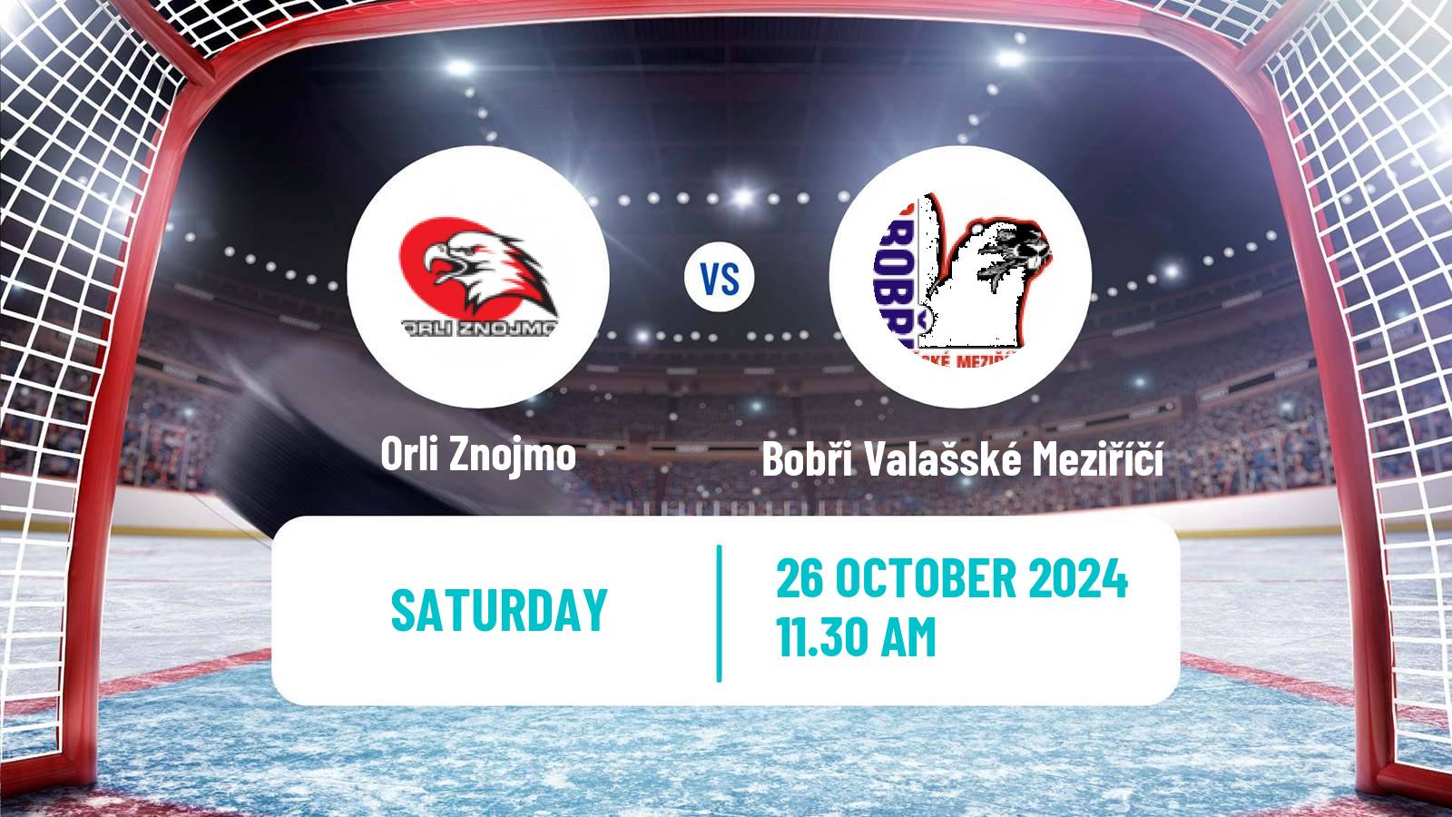 Hockey Czech 2 Liga Hockey East Orli Znojmo - Bobři Valašské Meziříčí