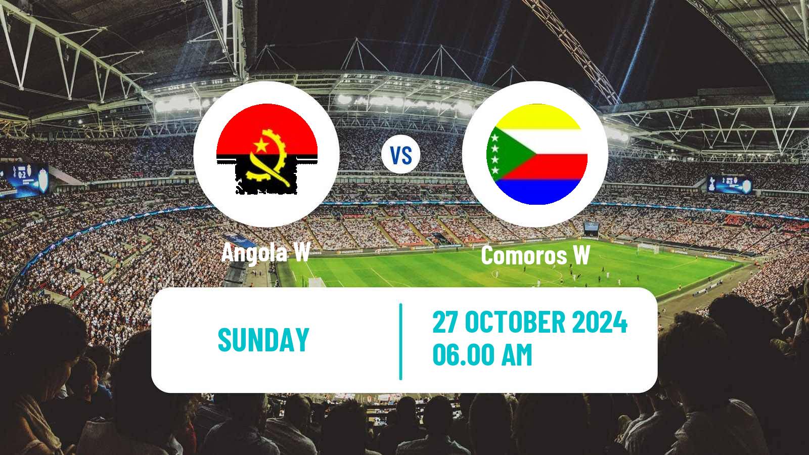 Soccer COSAFA Cup Women Angola W - Comoros W