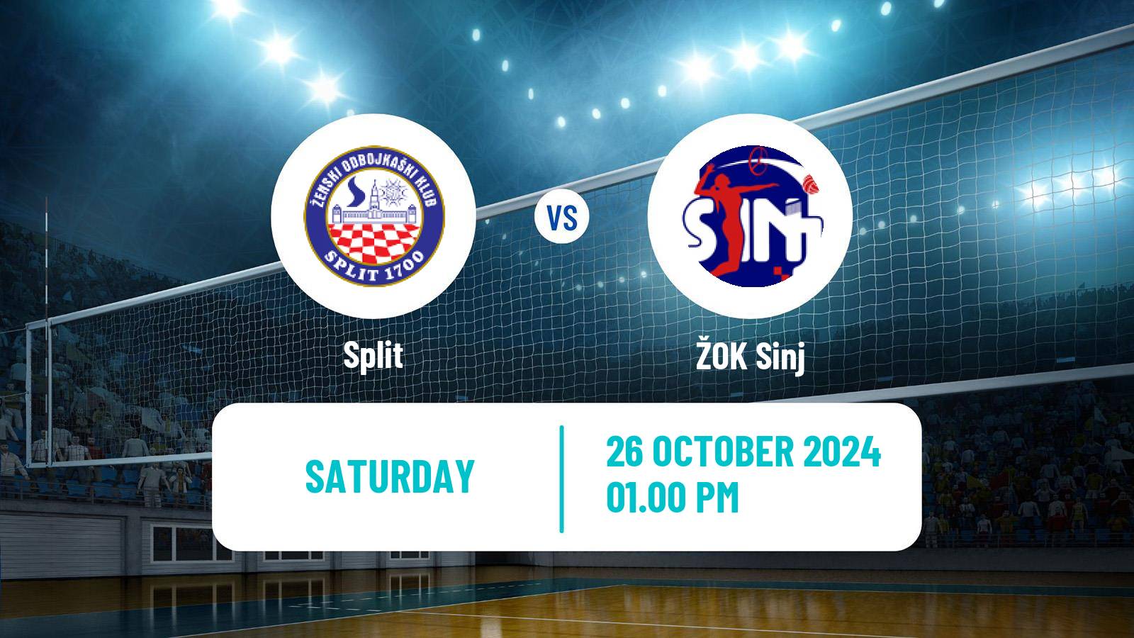 Volleyball Croatian Prva Liga Volleyball Women Split - Sinj