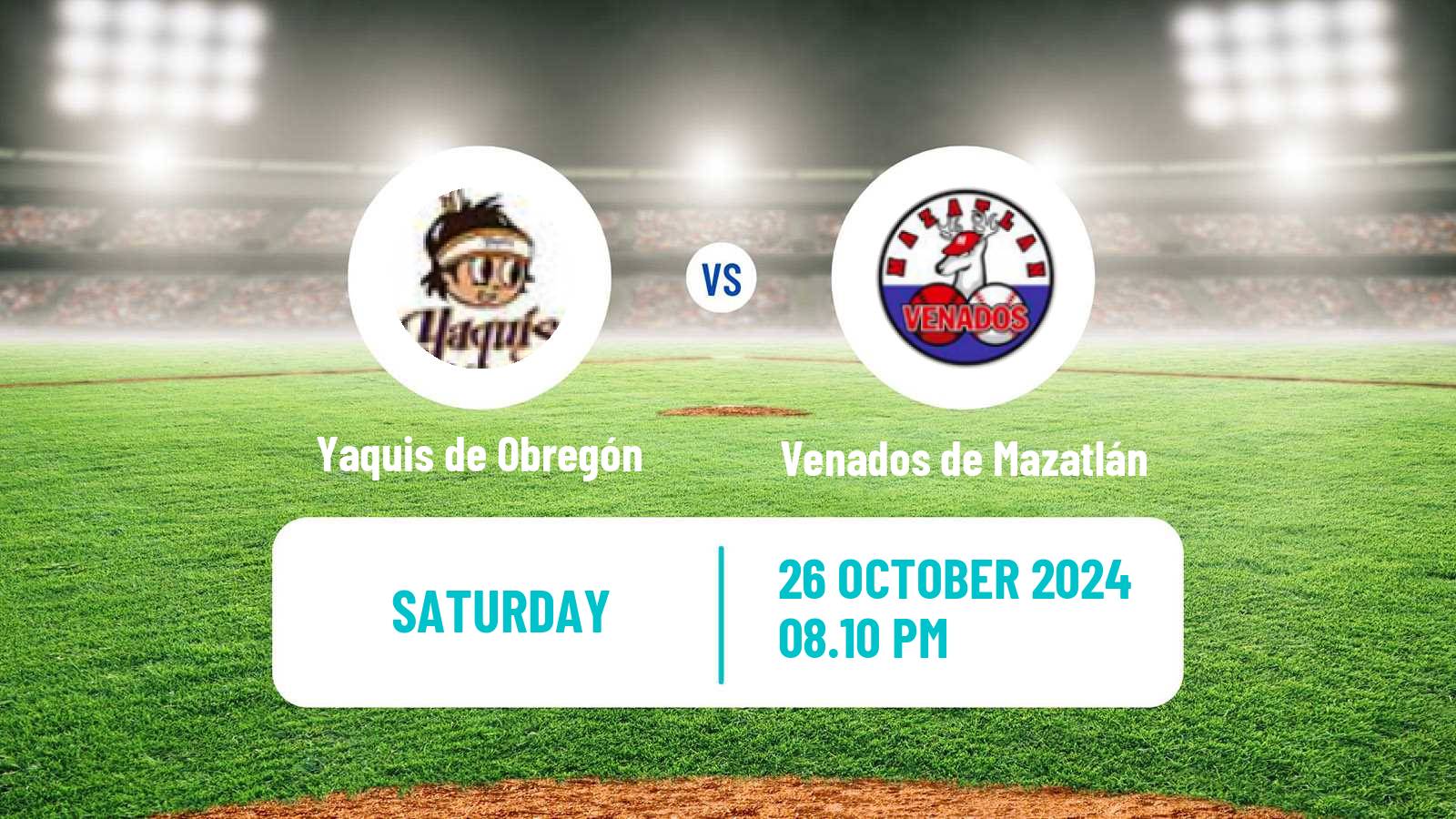 Baseball LMP Yaquis de Obregón - Venados de Mazatlán