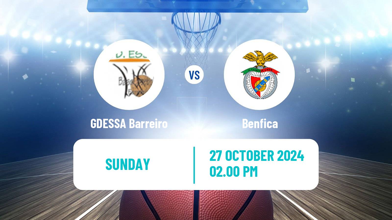 Basketball Portuguese LFB GDESSA Barreiro - Benfica