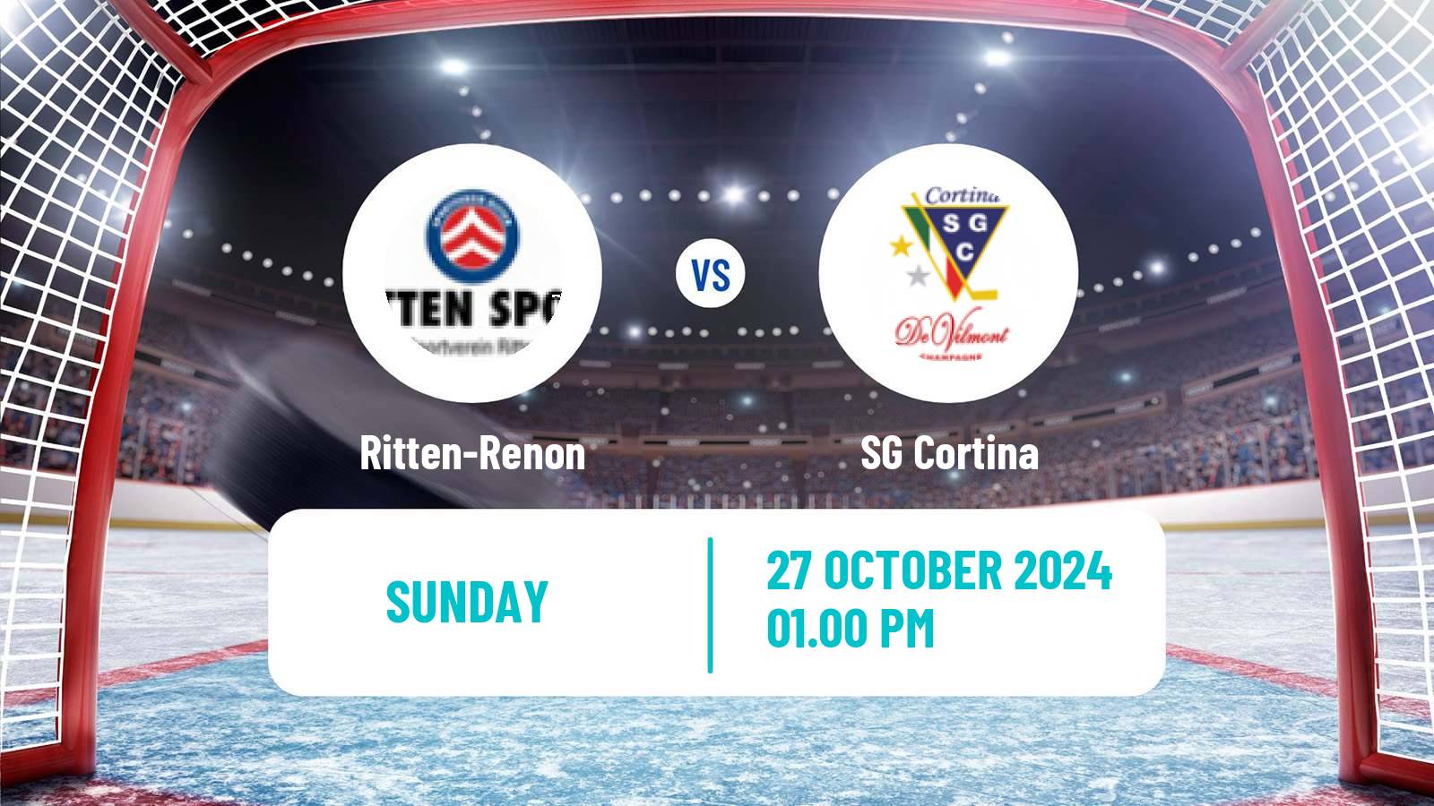 Hockey Alps Hockey League Ritten-Renon - Cortina