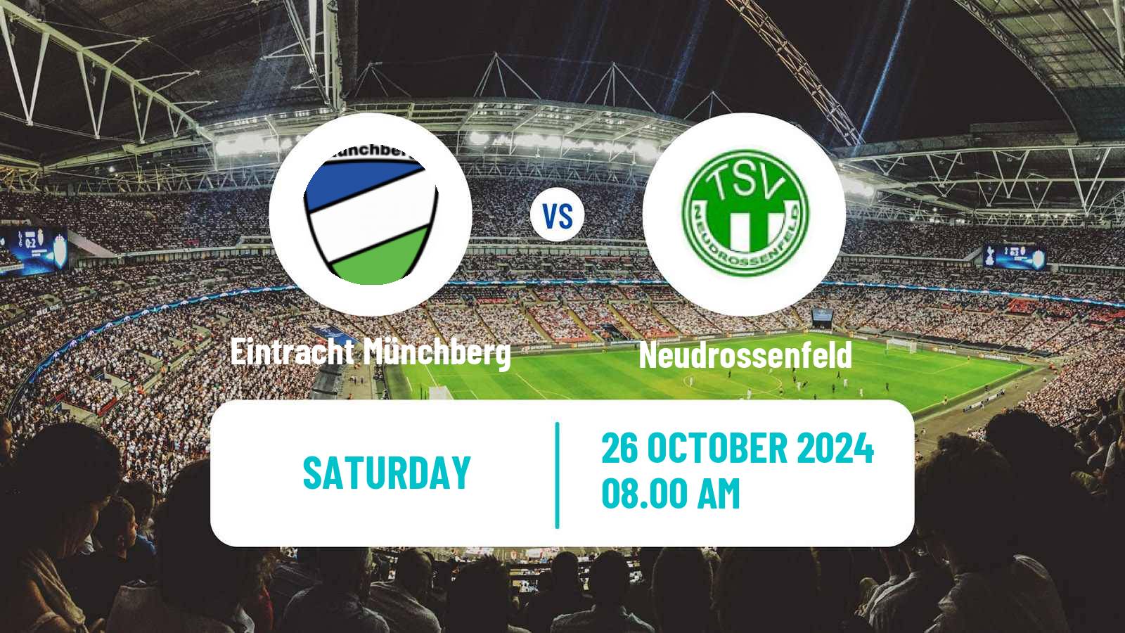 Soccer German Oberliga Bayern Nord Eintracht Münchberg - Neudrossenfeld