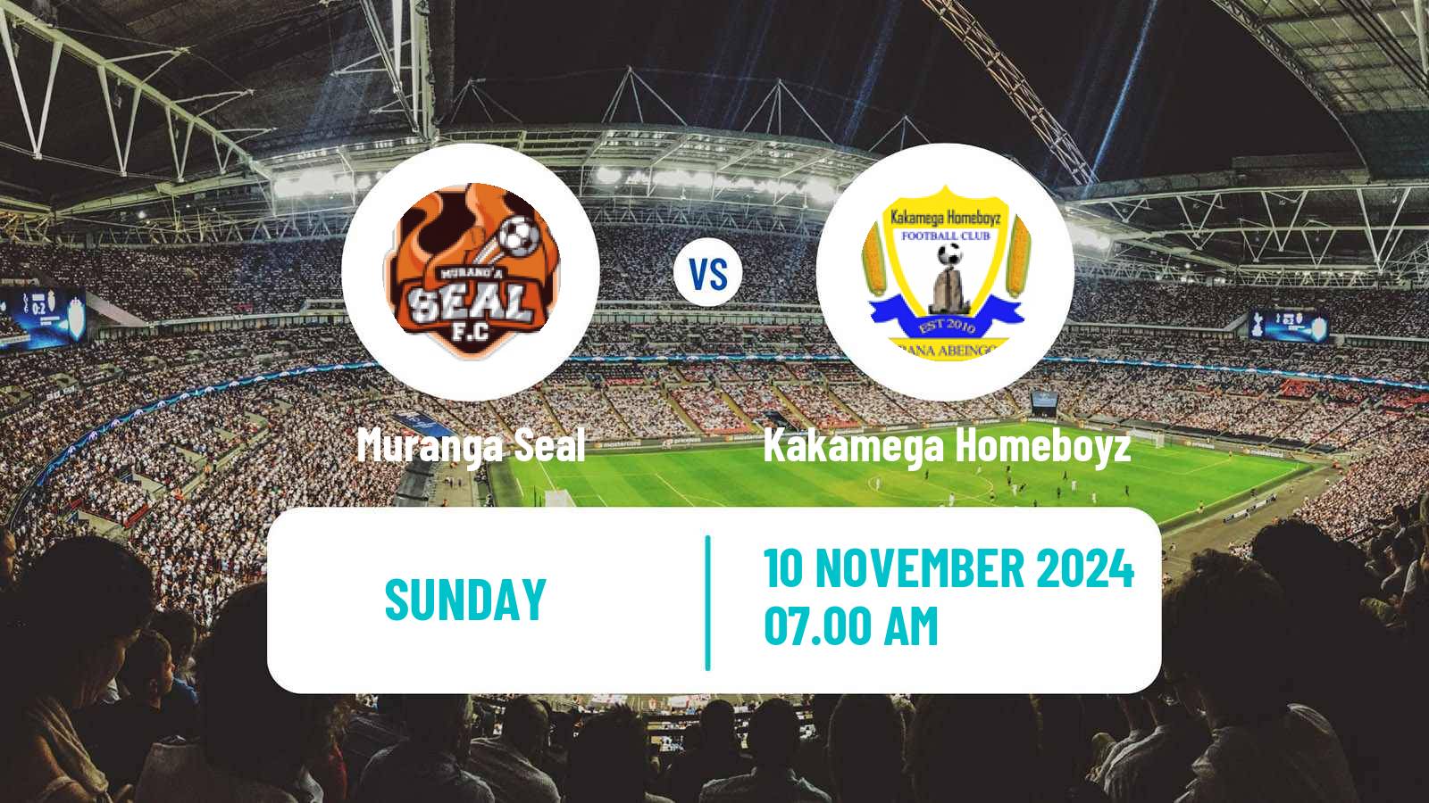 Soccer Kenyan Premier League Muranga Seal - Kakamega Homeboyz