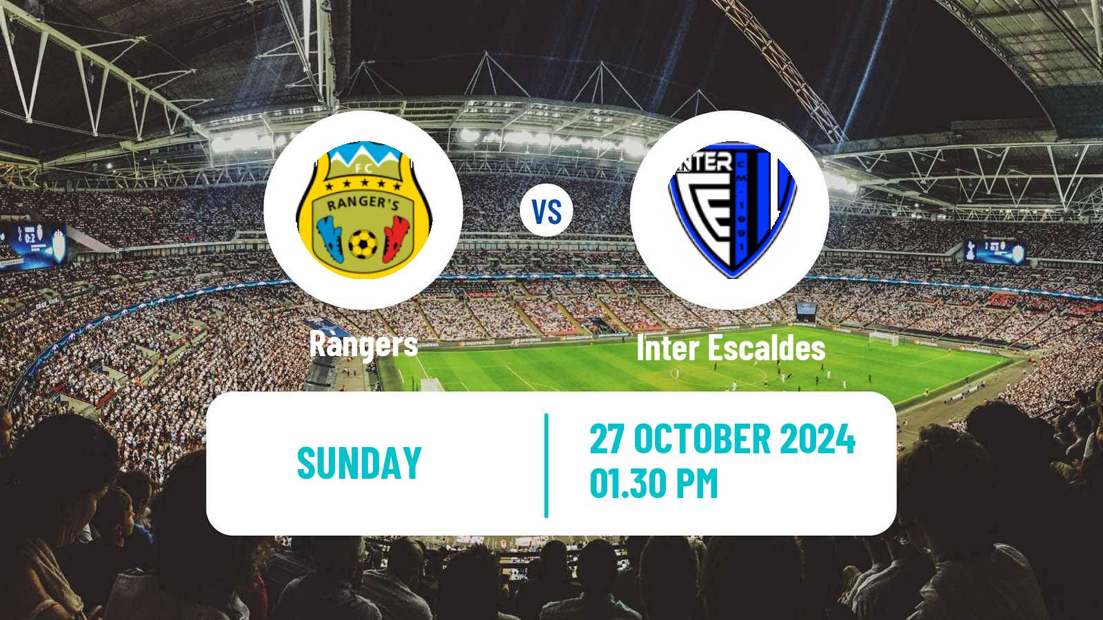 Soccer Andorra Primera Divisio Ràngers - Inter Escaldes