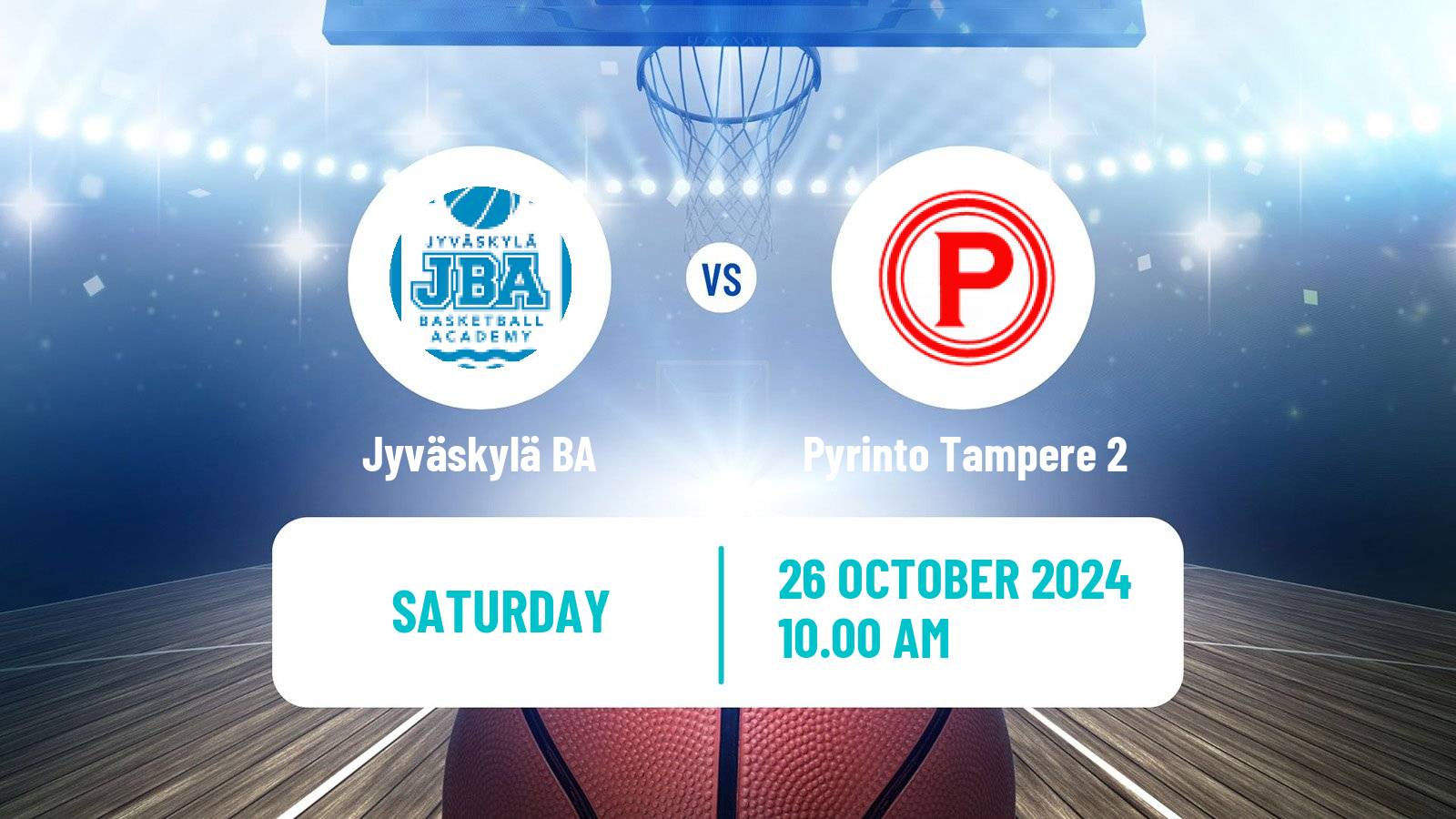 Basketball Finnish I Divisioona A Basketball Jyväskylä BA - Pyrinto Tampere 2