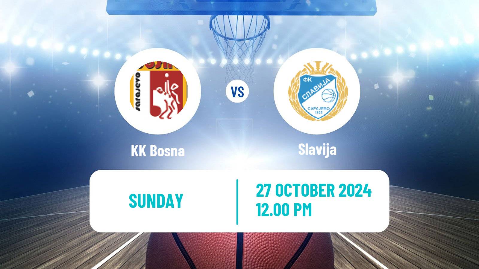 Basketball Bosnian Prvenstvo Basketball Bosna - Slavija