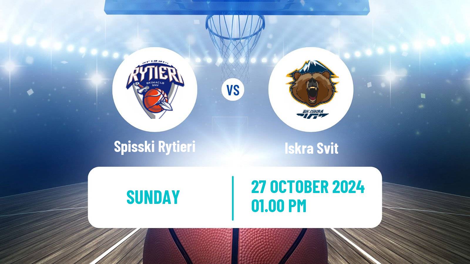 Basketball Slovak Extraliga Basketball Spisski Rytieri - Iskra Svit