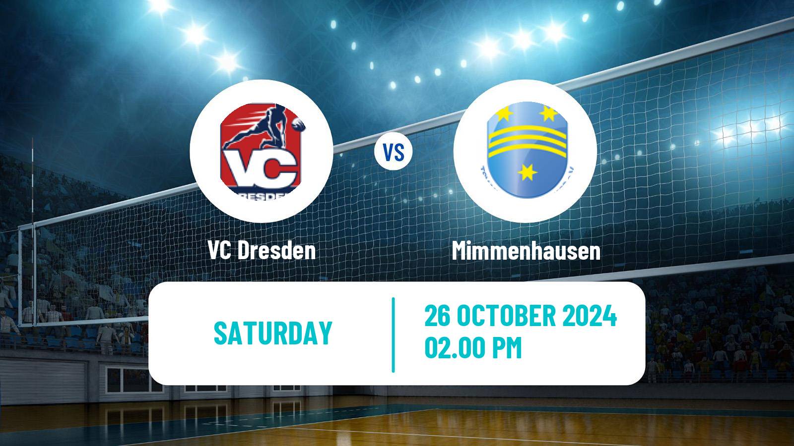 Volleyball German 2 Bundesliga South Volleyball VC Dresden - Mimmenhausen