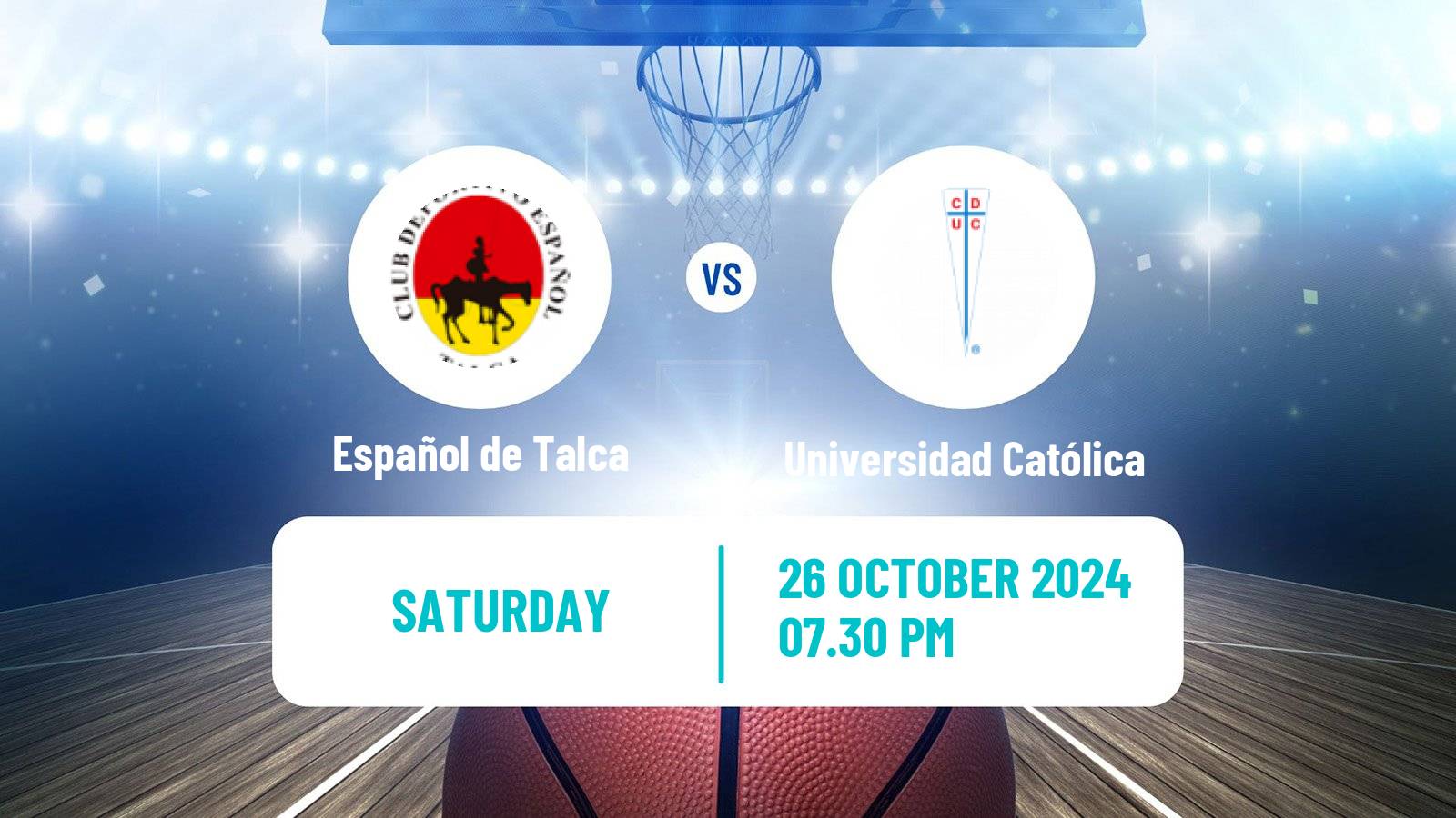 Basketball Chilean Copa Basketball Español de Talca - Universidad Católica